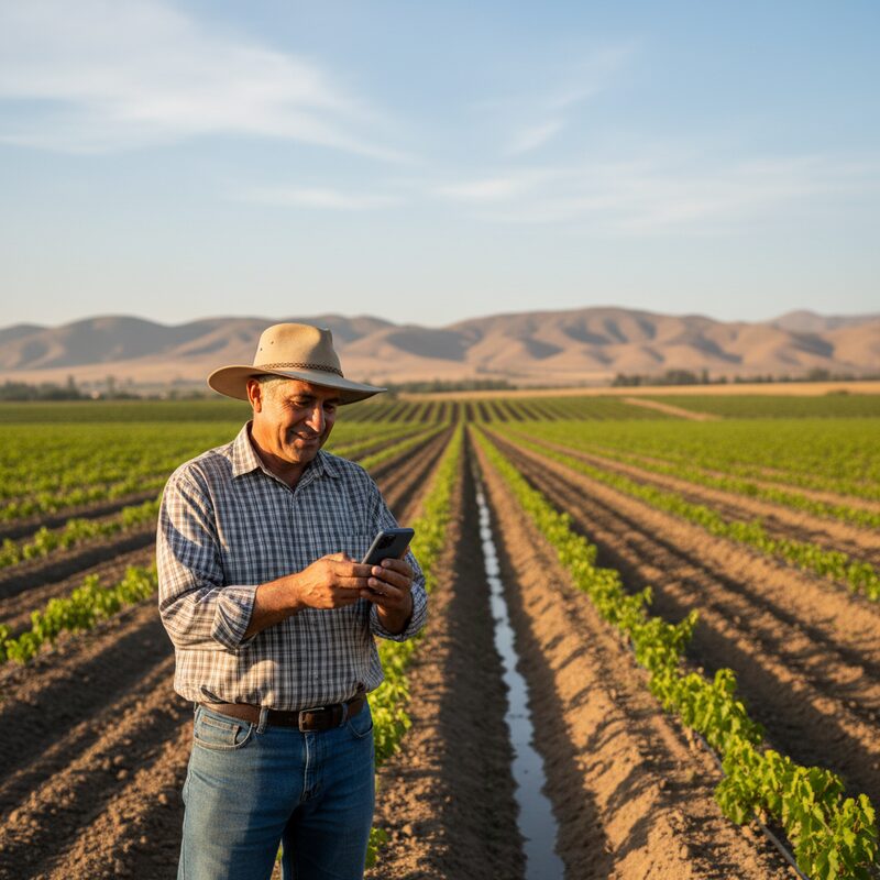 Trabajo agrícola en el campo
