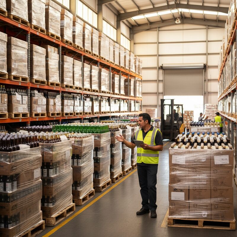 Bodega mayorista de distribución de licores